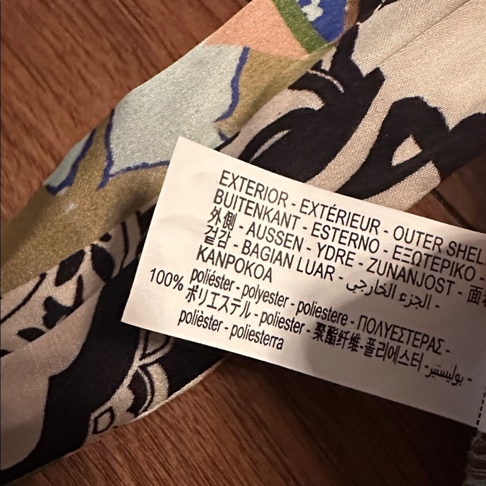 Zara dress maxi Multicolor Halter printed satin effect - Picture 9 of 10